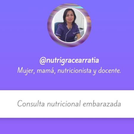 Grace Arratia - Nutricionista
