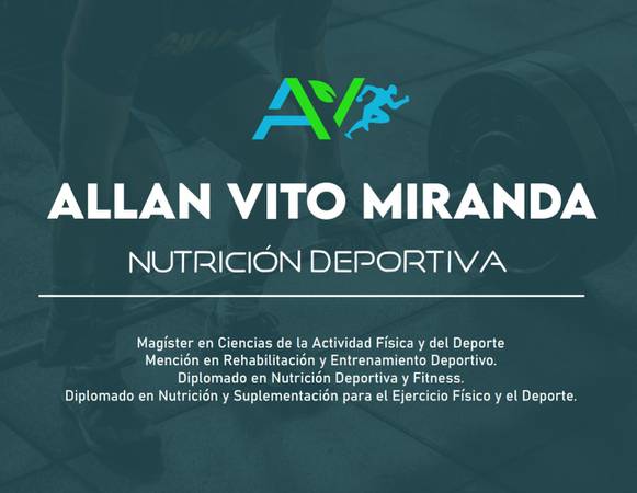Allan Vito Miranda - Nutrición Deportiva, Clínica y Entrenamiento