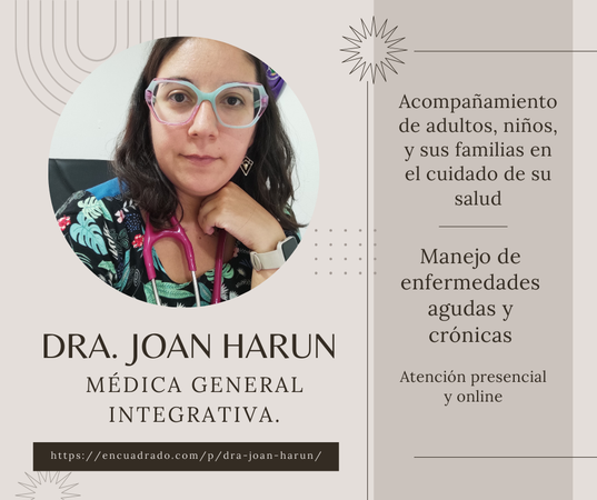 Dra. Joan Harun Belmar - Médica Integrativa