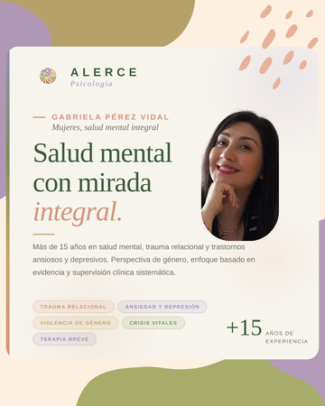 Ps. Gabriela Pérez Vidal