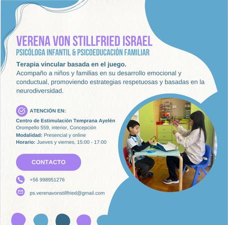 Psicologa Verena von stillfried - Psicóloga infantil