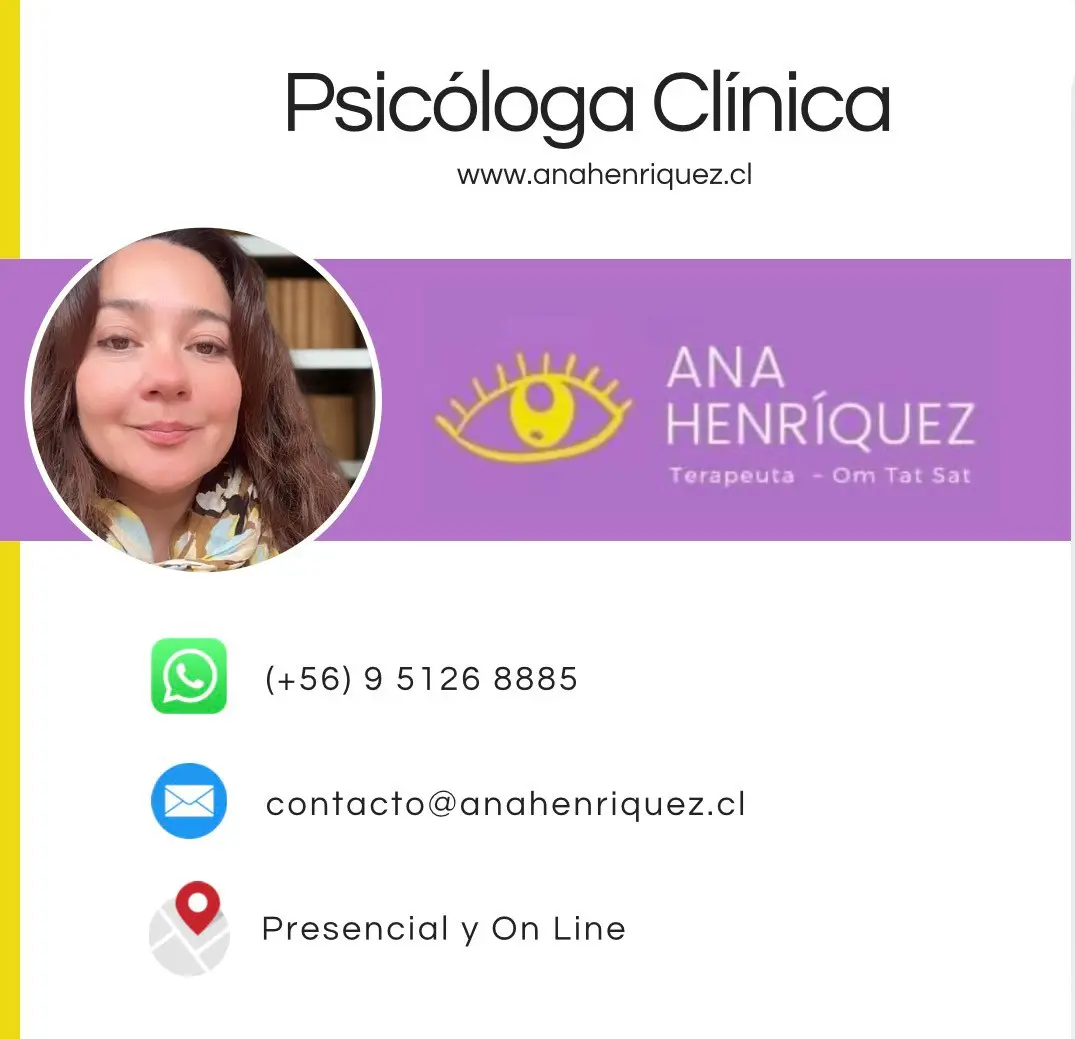 ANA HENRÍQUEZ - PSICOLOGA CLINICA