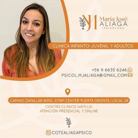 MARIA JOSE ALIAGA H. - Psicóloga Clínica. Infanto-Juvenil/Adultos