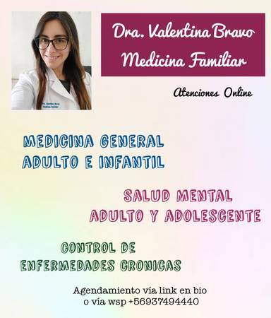 Dra. Valentina Bravo - Médica de familia