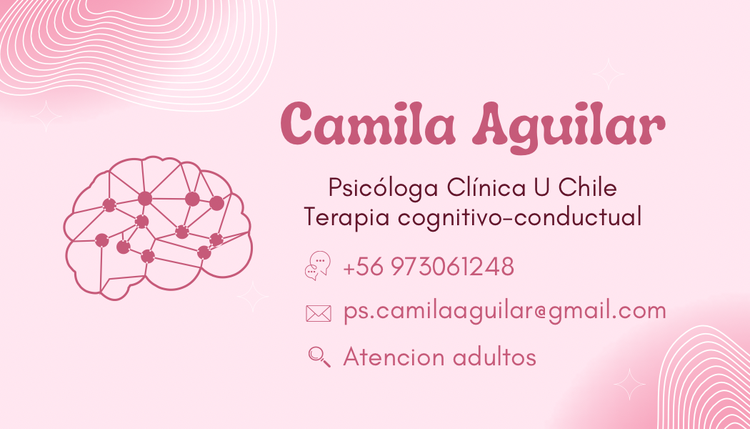 Camila Aguilar Contreras - Psicología Clínica