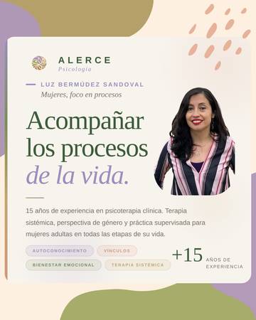 Ps. Luz Bermúdez Sandoval - Psicóloga Clínica, psicoterapeuta