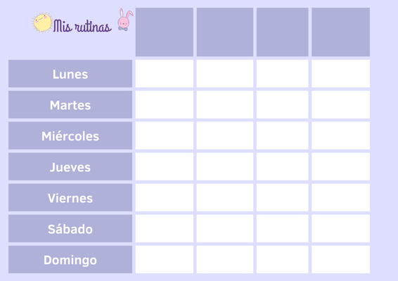 🟡 Tablero de Rutinas con Premios – Reconocer logros con cariño y estructura (Lila)