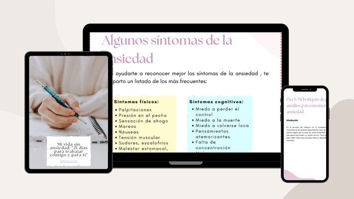 E-book: Mi vida sin ansiedad: 21 días para trabajar contigo y para ti