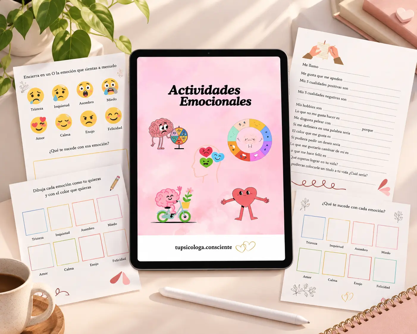 Cuadernillo de actividades emocionales