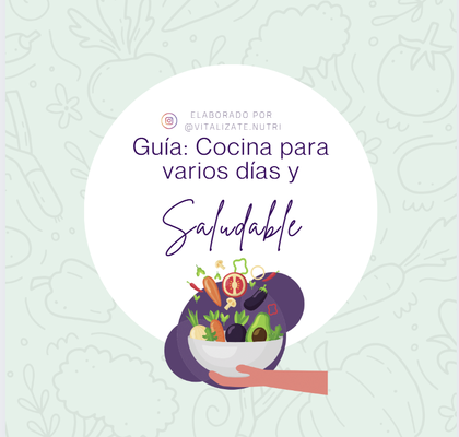 🎁Guia gratuita Meal prep saludable