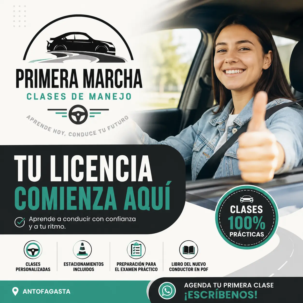 Primera Marcha Conducción Antofagasta - conductor