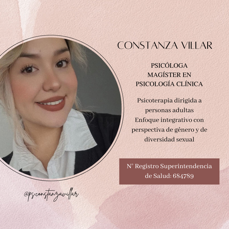 Constanza Villar Tapia - Psicóloga Clínica