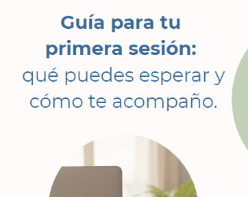 Guía para tu primera sesión