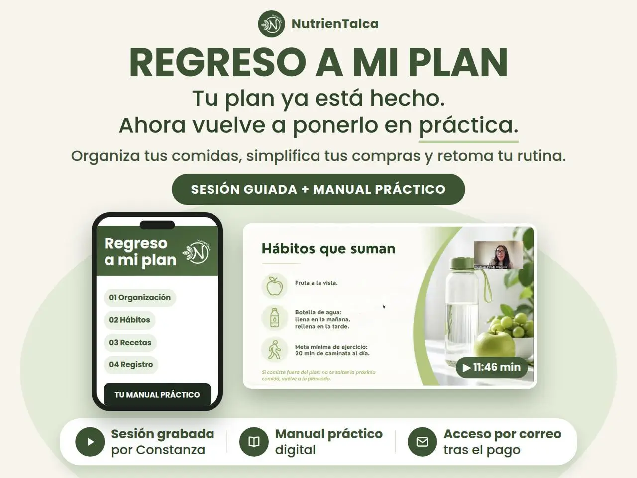Regreso a mi plan | Vuelve a organizar tu alimentación sin empezar de cero