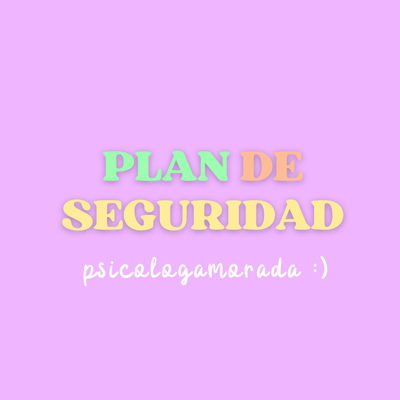 Plan de seguridad