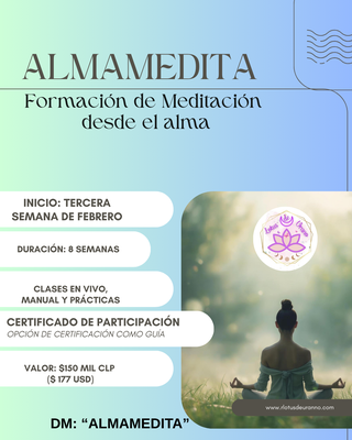 ALMAMEDITA 🪷 Formación de Meditación desde el alma
