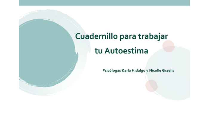 Cuadernillo para trabajar tu Autoestima