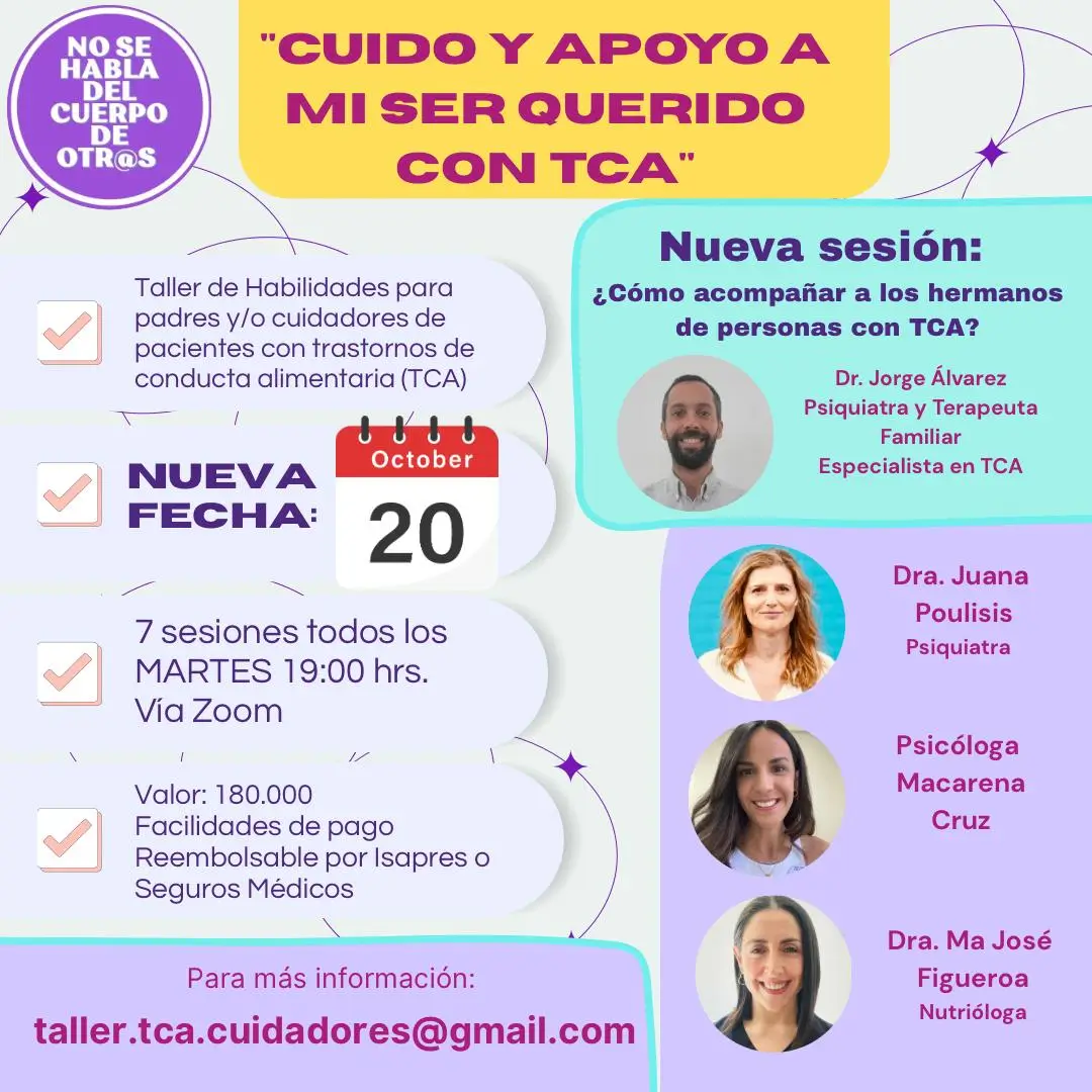 Taller "Cuido y apoyo a mi ser querido con TCA" - Grupo 26