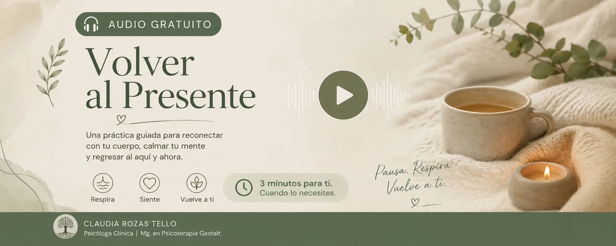 🎧 Grounding para reducir la ansiedad - Práctica Gratuita