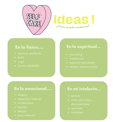 Self-care ideas