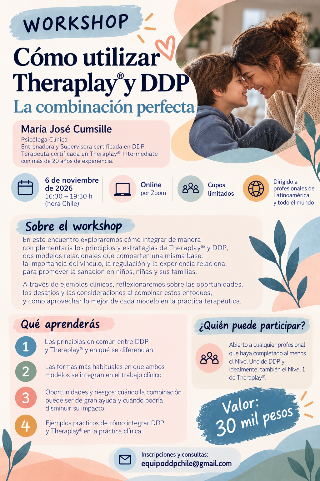 Workshop cómo utilizar Theraplay y DDP