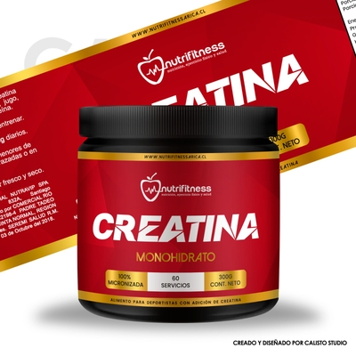 Creatina monohidrato 100% (Mesh 200) - NutriFitness ©