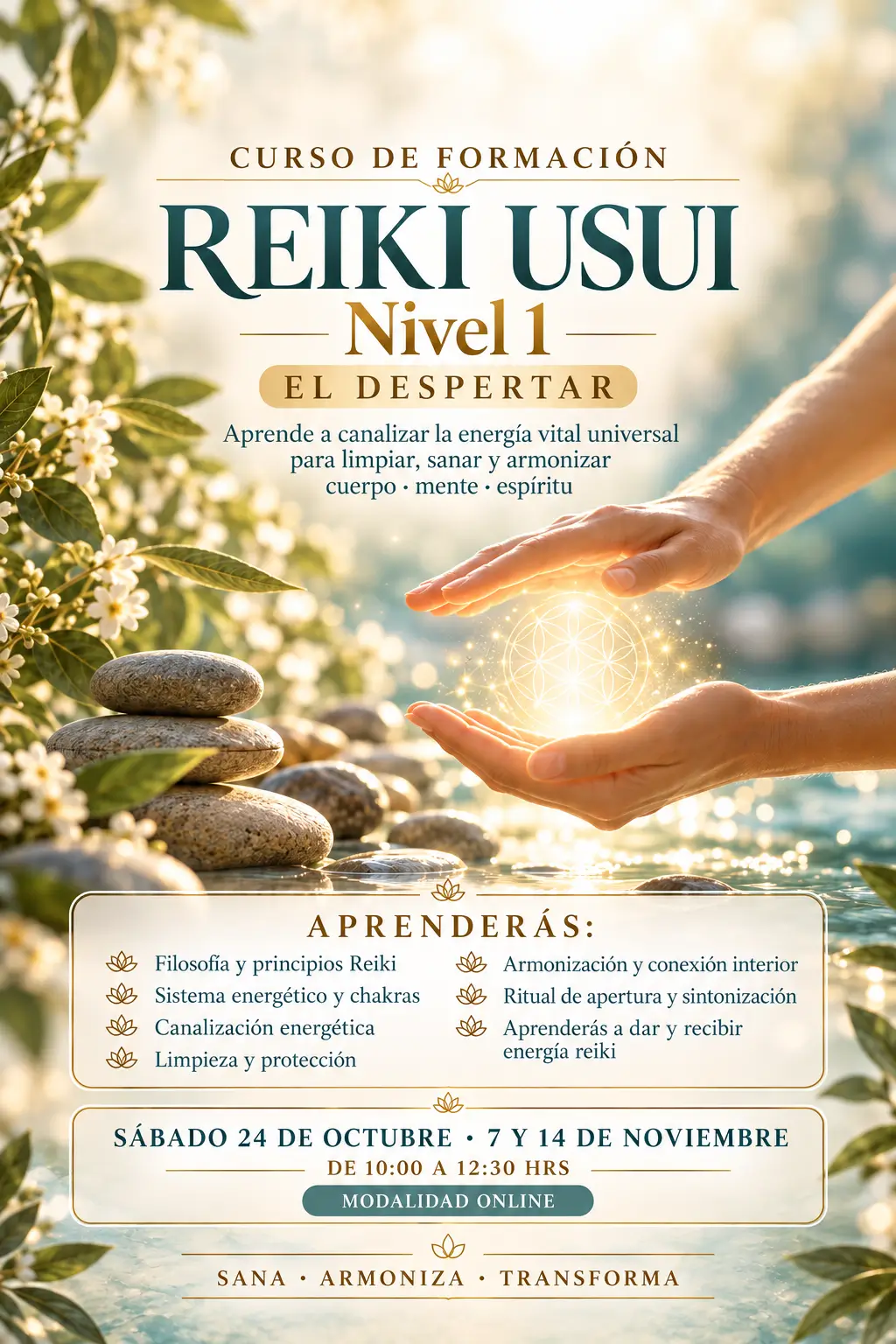 Curso de formación Online Reiki nivel I