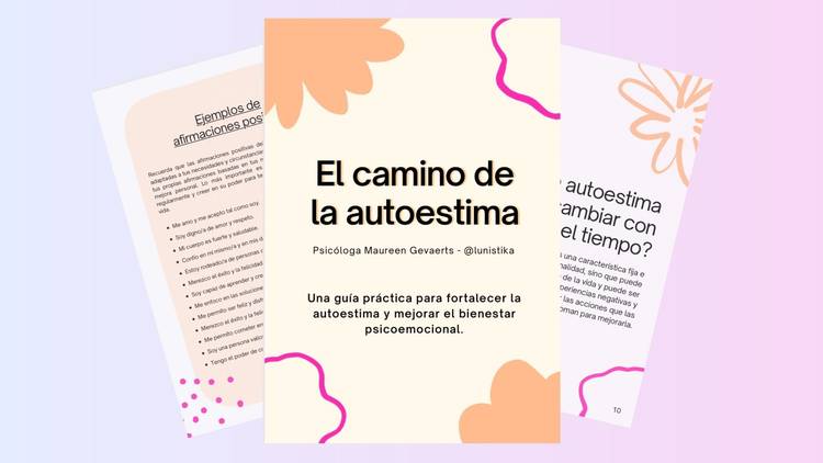 Cuadernillo de Trabajo Autoestima: El camino de la autoestima
