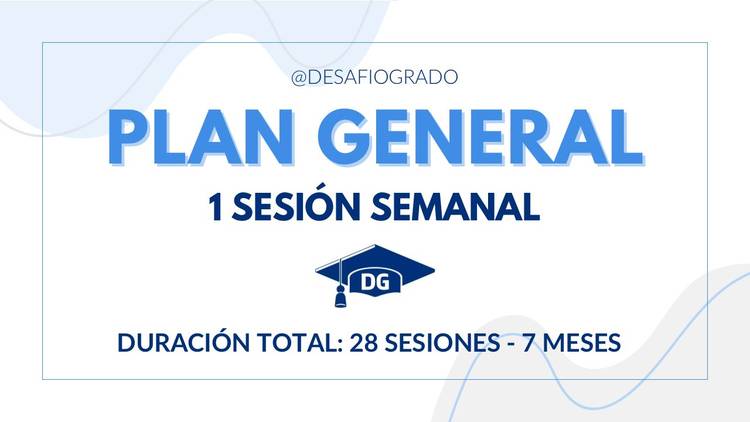 Plan general pago completo
