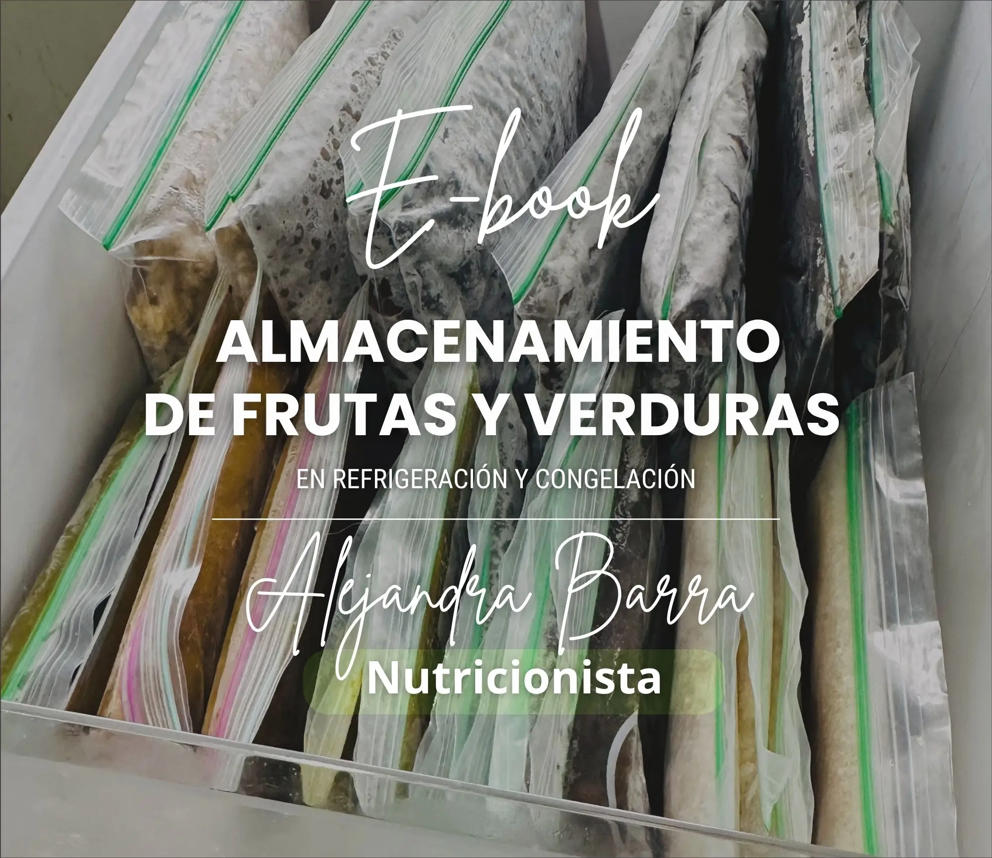 E-Book de almacenamiento de frutas y verduras en refrigeración y congelación.