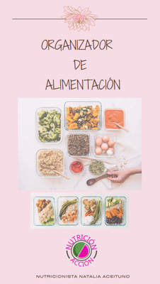Organizador Mensual de alimentación