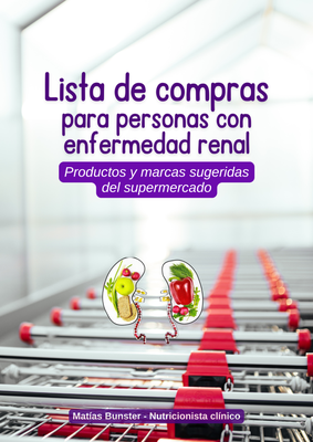 Lista de compras en enfermedad renal