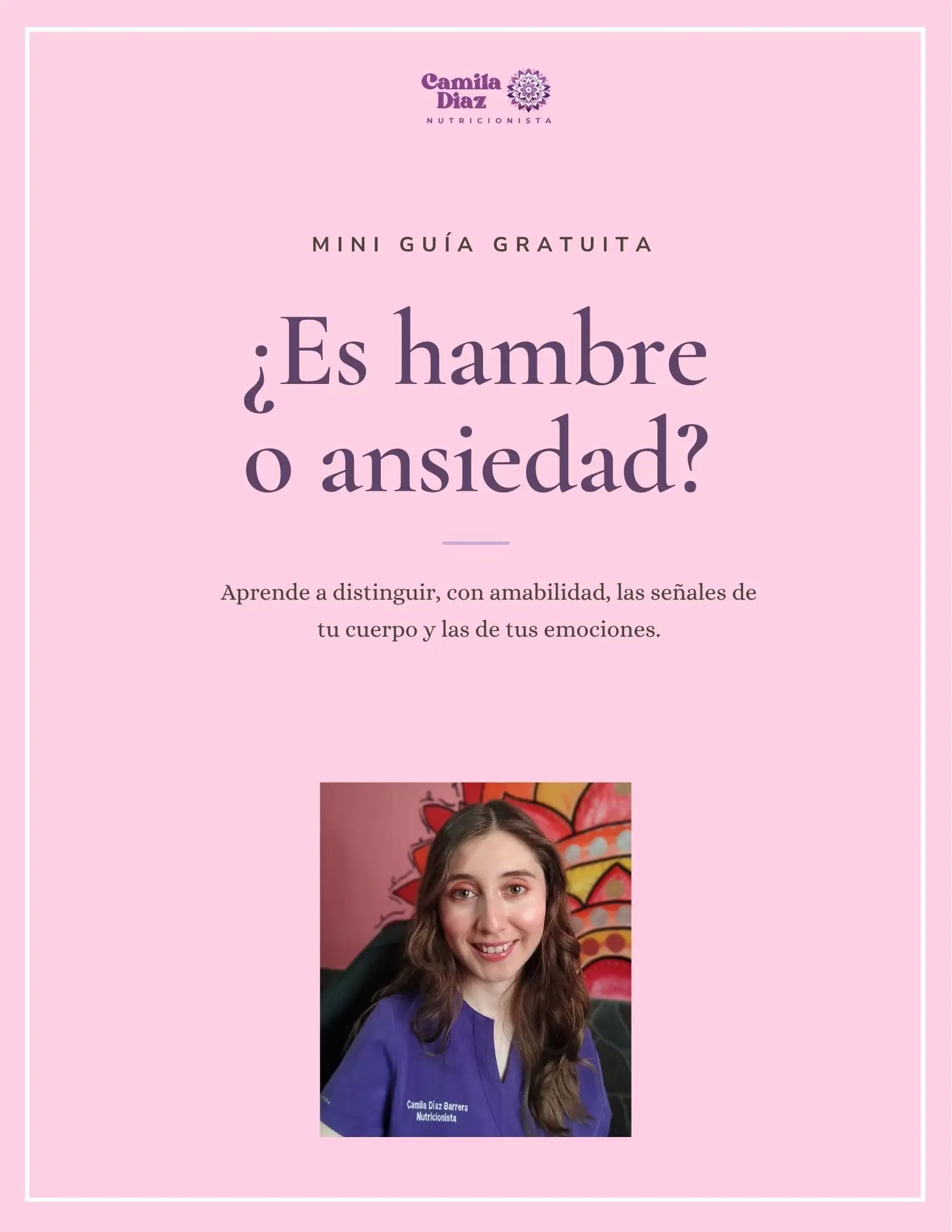 Mini guía gratuita: ¿Es hambre o ansiedad?