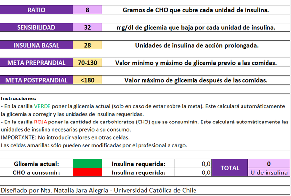 Educación en Conteo de Carbohidratos para Diabetes Tipo I