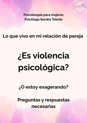 E-book gratuito "¿Es violencia psicológica o estoy exagerando?
