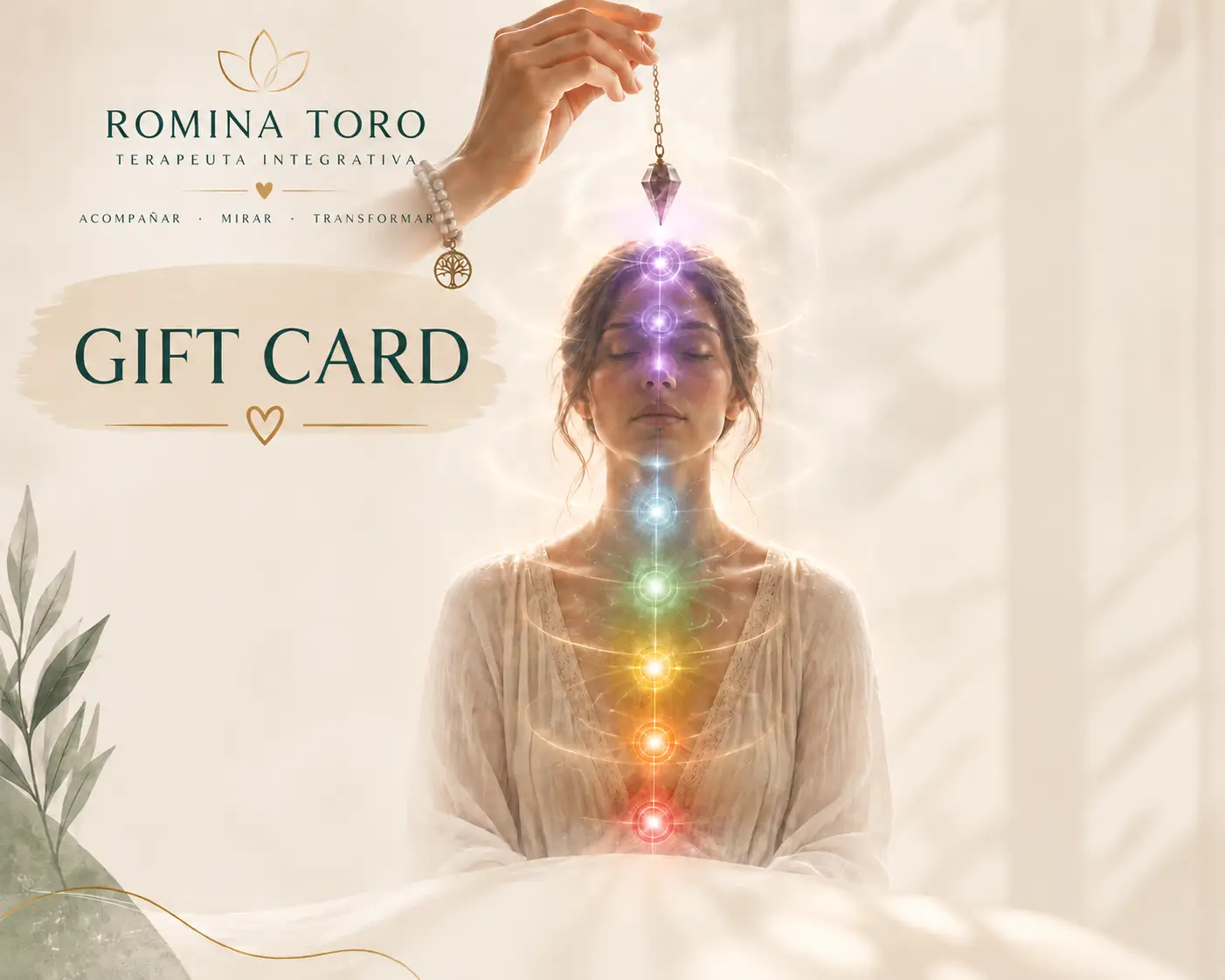 GIFT CARD Sesión Armonización energética.