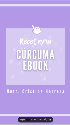 EBOOK CÚRCUMA – TRANSFORMA TU SALUD DE FORMA NATURAL