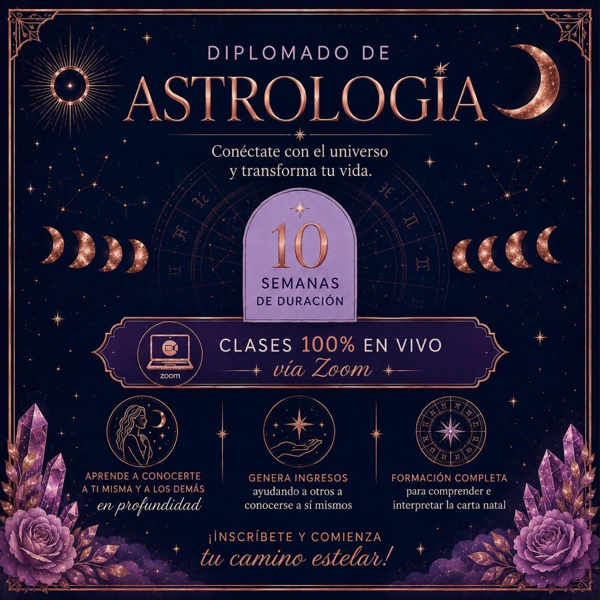 Diplomado de astrología pago completo