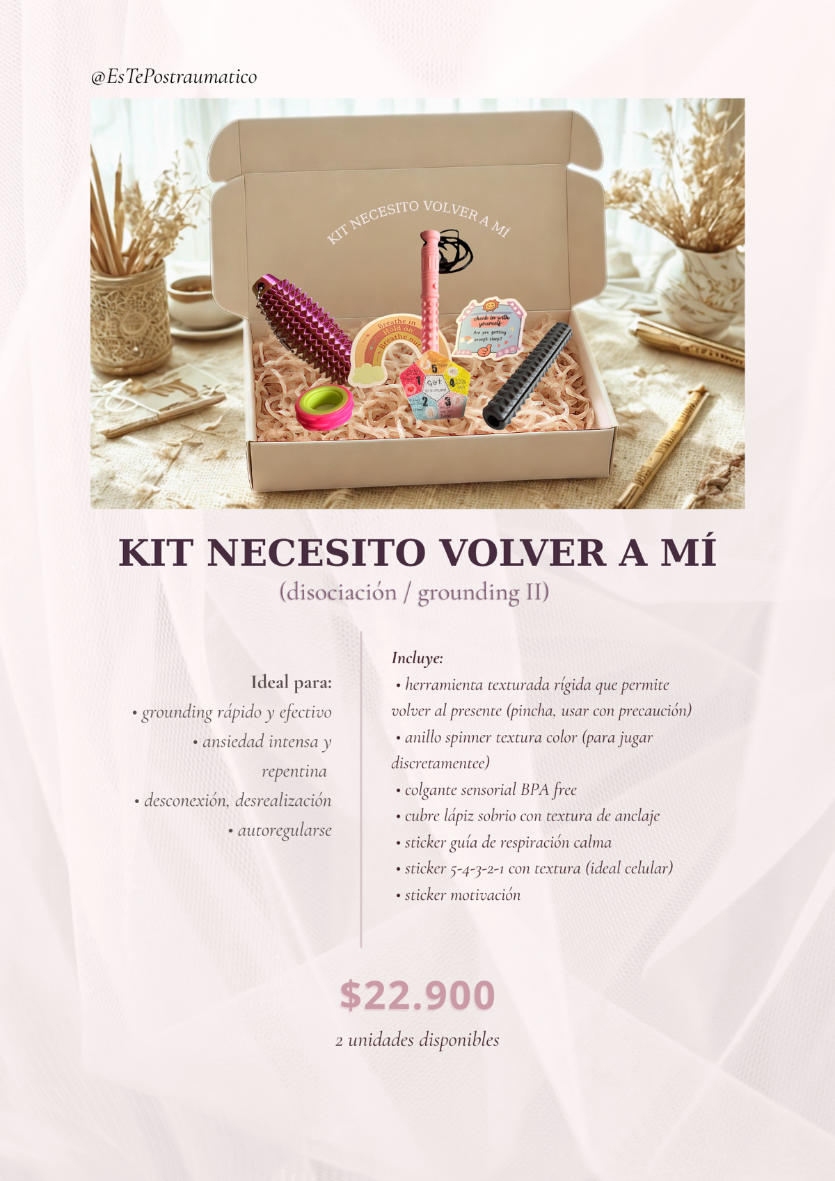 KIT necesito volver a mi