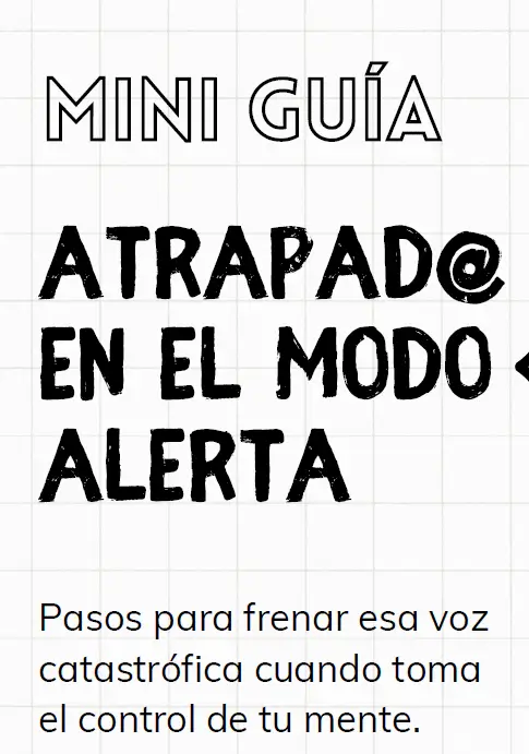 Mini guía para frenar pensamientos catastróficos