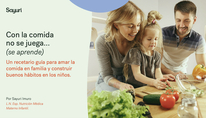 Con la comida no se juega, se aprende.