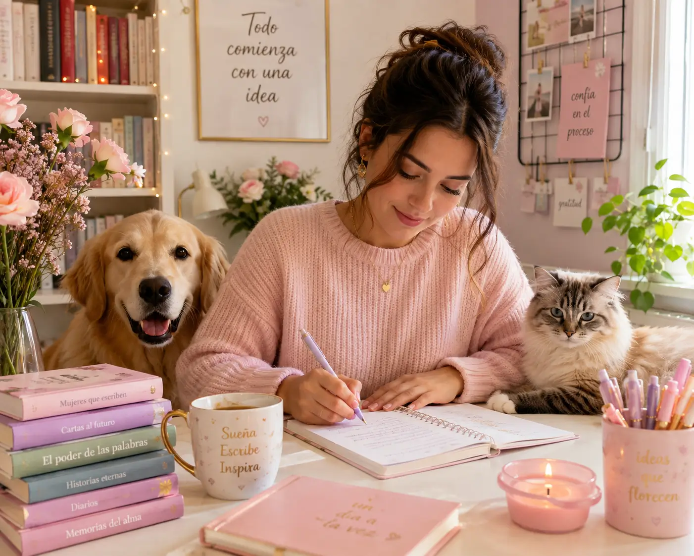 Journaling; Mi hogar con ronroneos y patitas