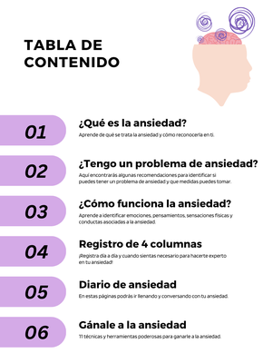 Guía para manejo de ansiedad