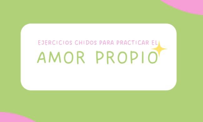 Practicando el amor propio