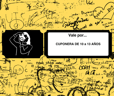 Cuponera "A tu manera" 10 a 13 años