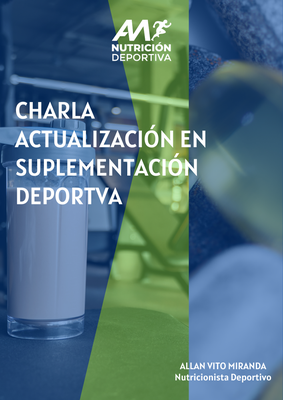 Charla Actualización en Suplementación Deportiva