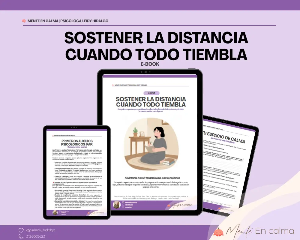 Sostener la distancia cuando todo tiembla