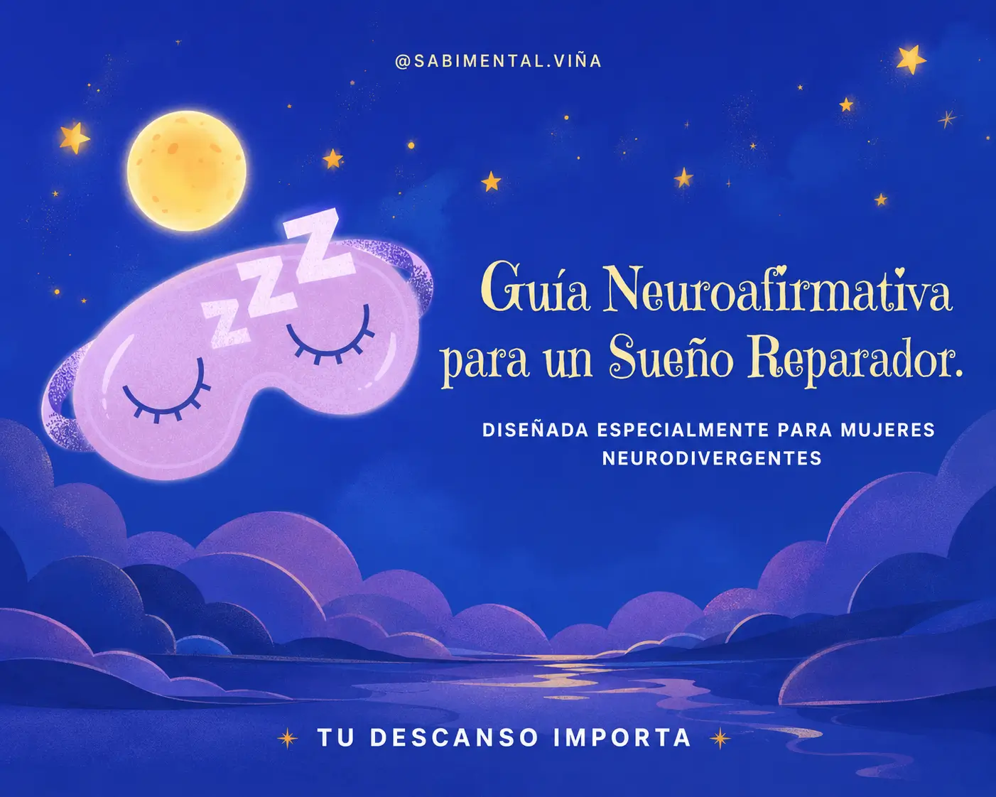 Guía Neuroafirmativa para un Sueño Reparador 🌙💜