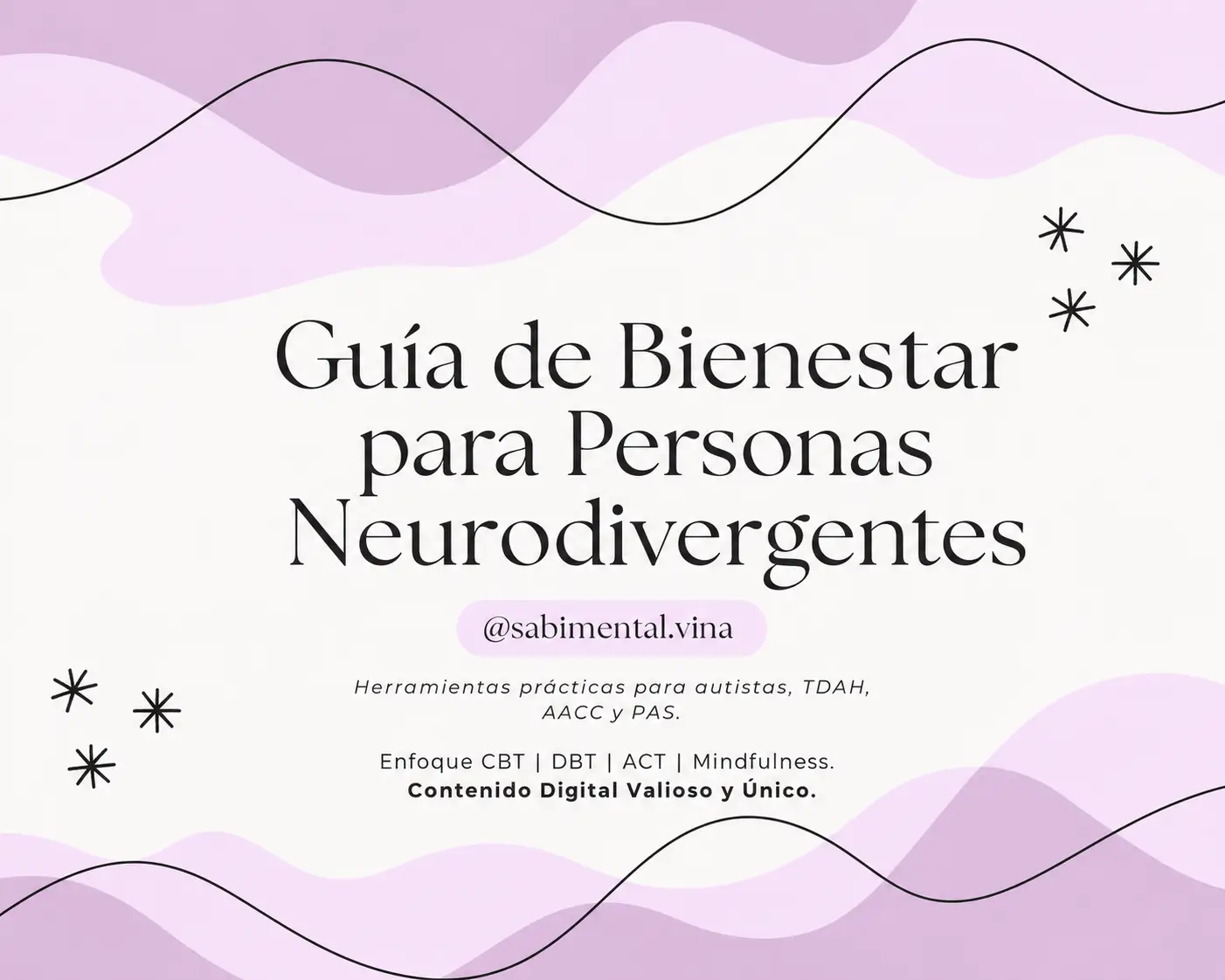 Guía de Bienestar para Personas Neurodivergentes