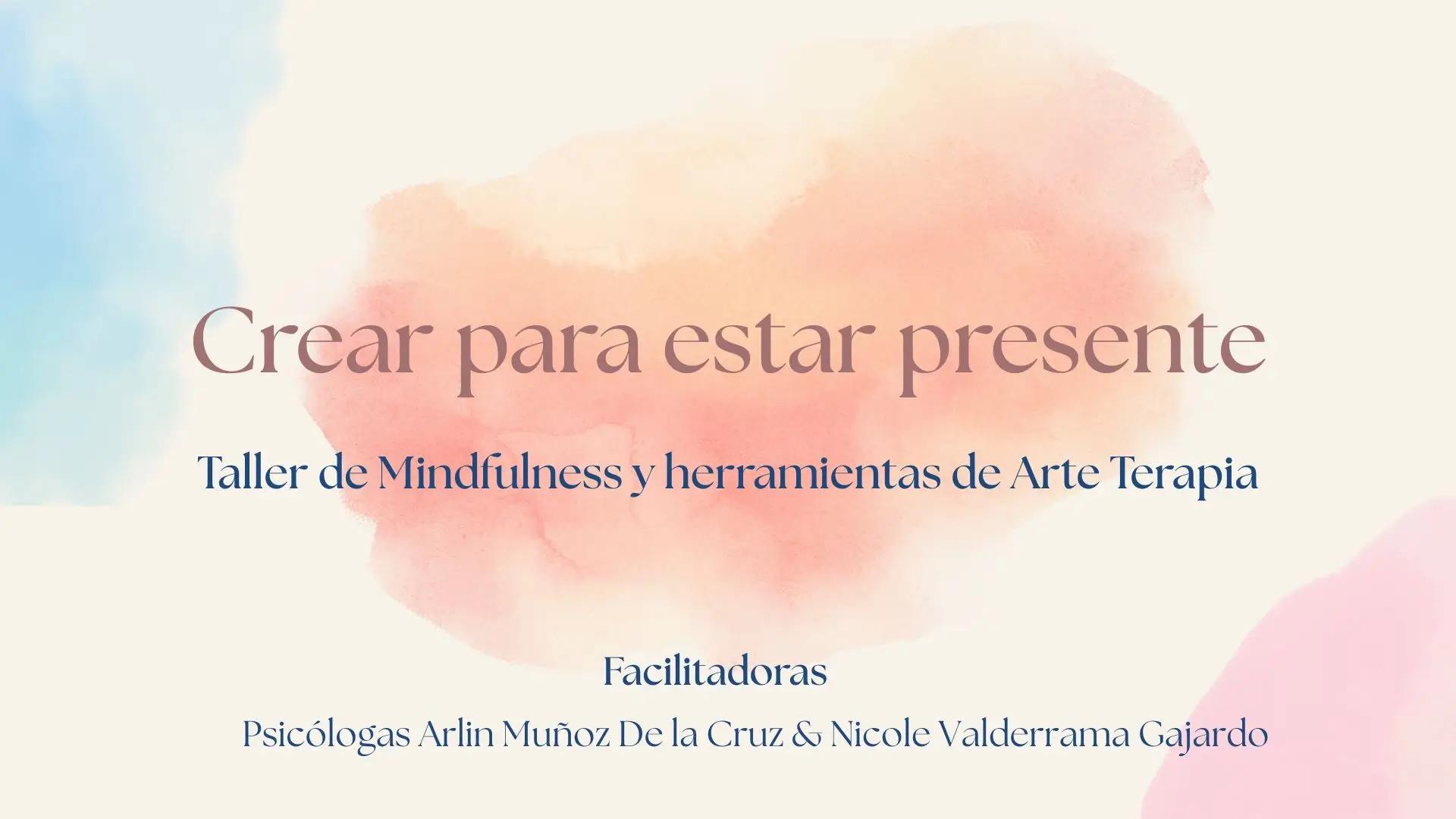 Taller Exploratorio  Crear para estar presente 
